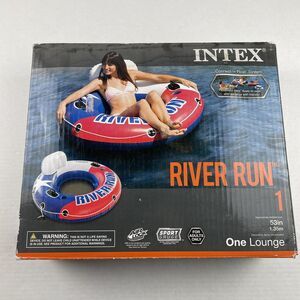 Intex River Run 1 Inflatable Connect N Float System New